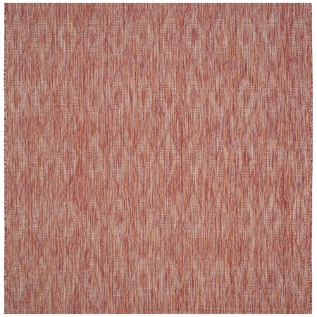 Safavieh 4 x 4 ft. Courtyard Power Loomed Square Area Rug, Red CY8522-36522-4SQ